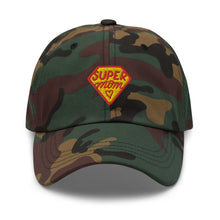 Load image into Gallery viewer, Super Mom Embroidered Baseball Caps, Hats For Men, Sun Hats For Women, Motivational Gifts
