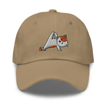 Load image into Gallery viewer, Yoga Cat Embroidered Baseball Caps, Hats For Men, Sun Hats For Women, Pet Lover Gifts, Yoga Gifts
