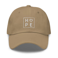 Load image into Gallery viewer, Hope Embroidered Baseball Caps, Hats For Men, Sun Hats For Women, Motivational Gifts, Yoga Gifts
