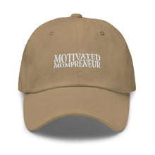 Load image into Gallery viewer, Motivated Mompreneur Embroidered Baseball Caps, Hats For Men, Sun Hats For Women, Motivational Gifts
