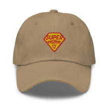 Load image into Gallery viewer, Super Mom Embroidered Baseball Caps, Hats For Men, Sun Hats For Women, Motivational Gifts
