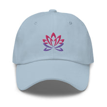 Load image into Gallery viewer, Unique Lotus Flower Embroidered Baseball Caps, Hats For Men, Sun Hats For Women, Yoga Hats
