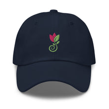 Load image into Gallery viewer, Cute Lotus Flower Embroidered Baseball Caps, Hats For Men, Sun Hats For Women, Yoga Gifts
