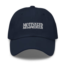 Load image into Gallery viewer, Motivated Mompreneur Embroidered Baseball Caps, Hats For Men, Sun Hats For Women, Motivational Gifts
