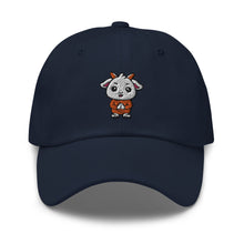 Load image into Gallery viewer, Praying Goat Embroidered Dad Hat
