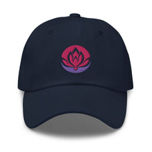 Load image into Gallery viewer, Pure Lotus Flower Embroidered Dad Hat
