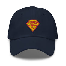 Load image into Gallery viewer, Super Mom Embroidered Baseball Caps, Hats For Men, Sun Hats For Women, Motivational Gifts
