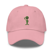 Load image into Gallery viewer, Peace Alien Embroidered Dad Hat
