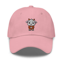 Load image into Gallery viewer, Praying Goat Embroidered Relaxed Fit Baseball Cap, Buddha Gifts, Hats for Men, Sun Hats for Women
