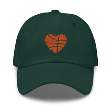 Load image into Gallery viewer, Basketball Love Embroidered Baseball Caps, Hats For Men, Sun Hats For Women, Motivational Gifts
