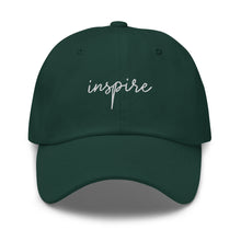 Load image into Gallery viewer, Inspire Embroidered Baseball Caps, Hats For Men, Sun Hats For Women, Motivational Gifts
