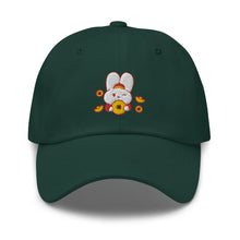Load image into Gallery viewer, Lucky Rabbit New Year Embroidered Relaxed Fit Baseball Cap, Buddha Gifts, Hats for Men, Sun Hats for Women
