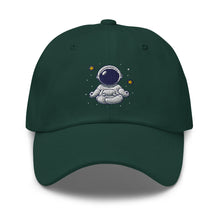 Load image into Gallery viewer, Meditation Astronaut Embroidered Baseball Caps, Hats For Men, Sun Hats For Women, Motivational Gifts, Buddha Gifts
