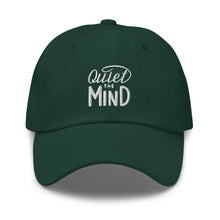 Load image into Gallery viewer, Quiet The Mind Embroidered Relaxed Fit Baseball Cap, Buddha Gifts, Hats for Men, Sun Hats for Women
