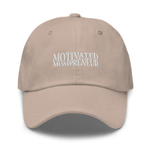 Load image into Gallery viewer, Motivated Mompreneur Embroidered Baseball Caps, Hats For Men, Sun Hats For Women, Motivational Gifts
