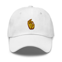 Load image into Gallery viewer, Dharmachakra Mudra Embroidered Baseball Caps, Hats For Men, Sun Hats For Women, Buddha Gifts
