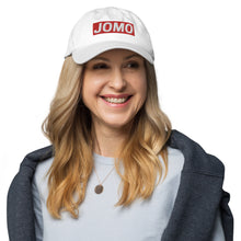 Load image into Gallery viewer, JOMO Joy Of Missing Out Embroidered Baseball Caps, Hats For Men, Sun Hats For Women, Motivational Gifts
