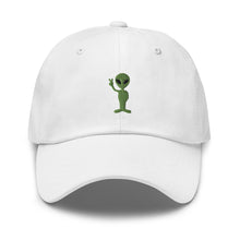 Load image into Gallery viewer, Peace Alien Embroidered Dad Hat
