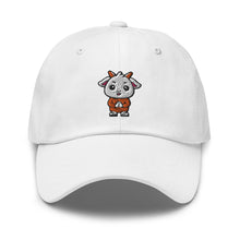 Load image into Gallery viewer, Praying Goat Embroidered Relaxed Fit Baseball Cap, Buddha Gifts, Hats for Men, Sun Hats for Women
