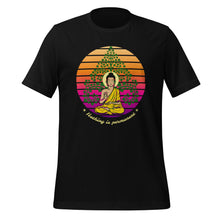 Load image into Gallery viewer, Nothing Is Permanent Buddha Retro Unisex T-Shirt, Crew Neck Short Sleeve Tee, Buddha Gifts
