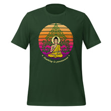 Load image into Gallery viewer, Nothing Is Permanent Buddha Retro Unisex T-Shirt, Crew Neck Short Sleeve Tee, Buddha Gifts
