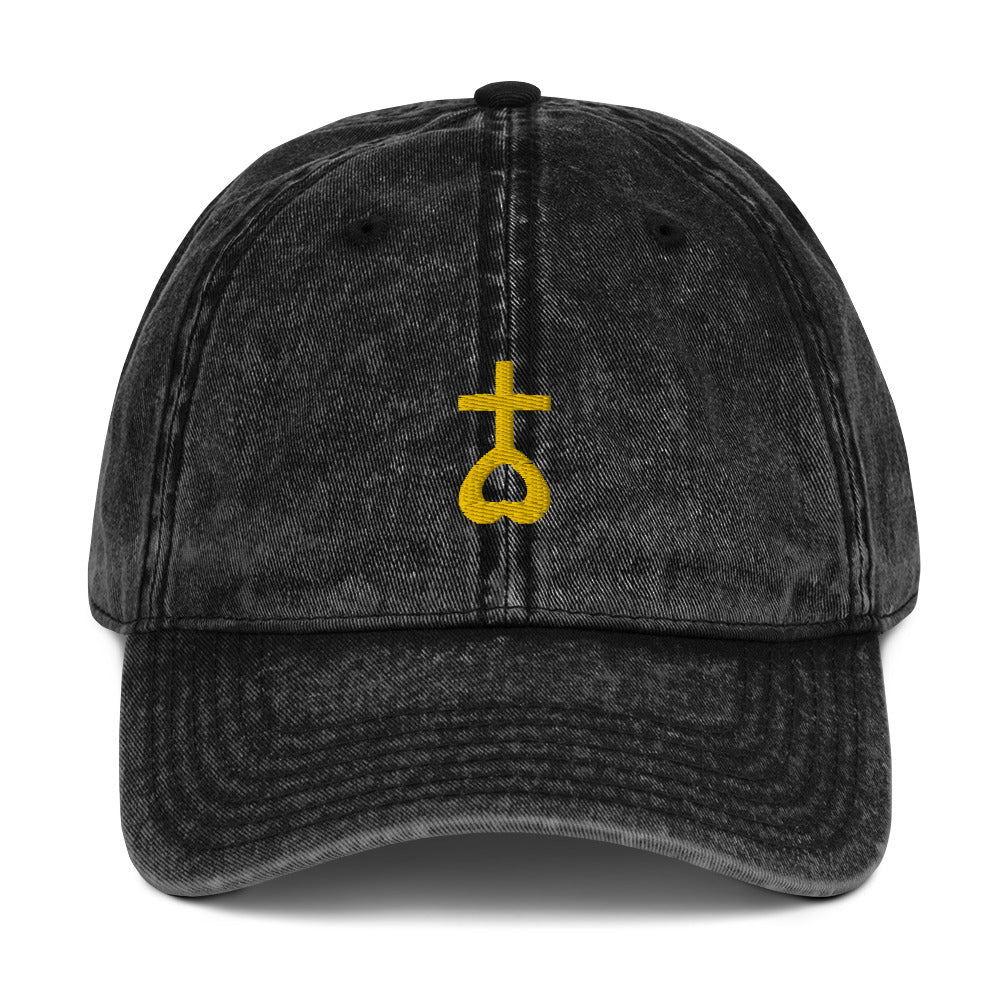 Thien Tam Embroidered Vintage Cotton Twill Cap, Thientamism, Thien Tam Dao, Hats For Men, Sun Hats For Women