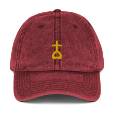 Load image into Gallery viewer, Thien Tam Embroidered Vintage Cotton Twill Cap, Thientamism, Thien Tam Dao, Hats For Men, Sun Hats For Women
